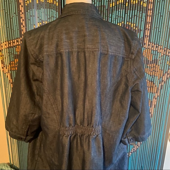 MAGGIE BARNES DENIM DRESS / DUSTER JACKET - Picture 4 of 10
